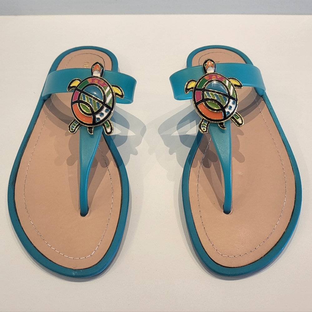 NINE WEST Turtle Sandals